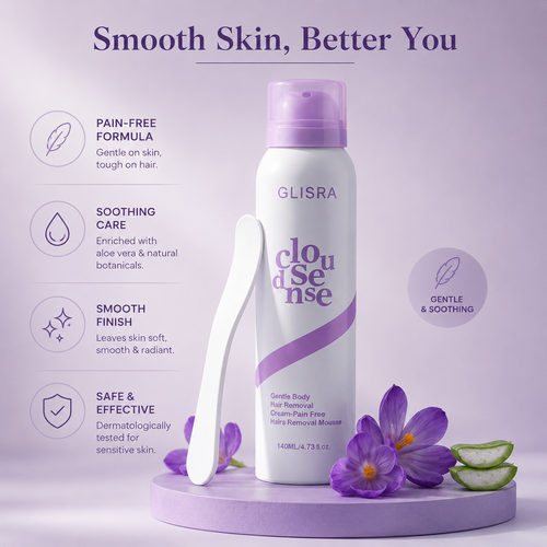 Glisra Spray-On Hair Removal Mousse