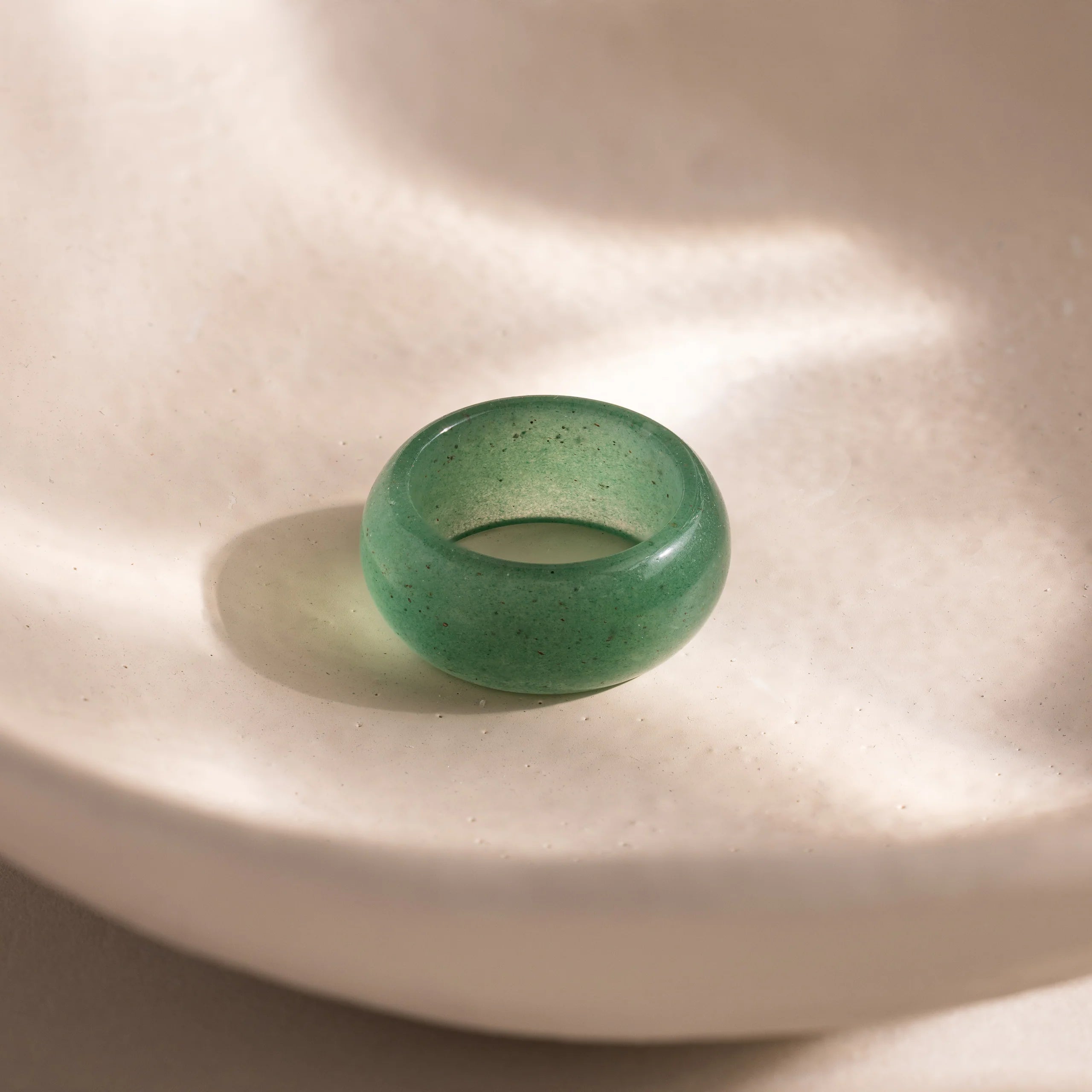 Thick Jade Ring