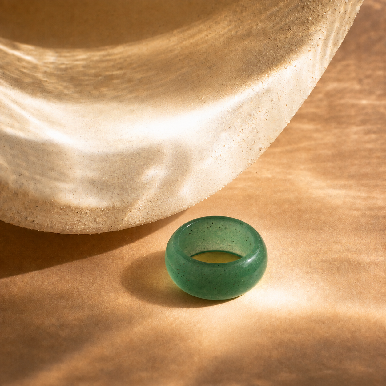 Thick Jade Ring